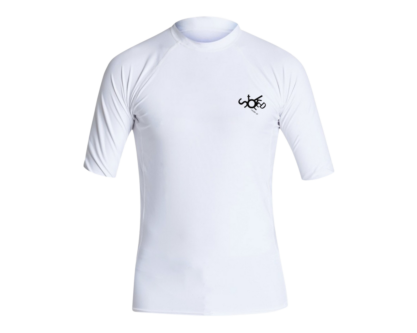 Stoked Short Sleeve Rashguard White