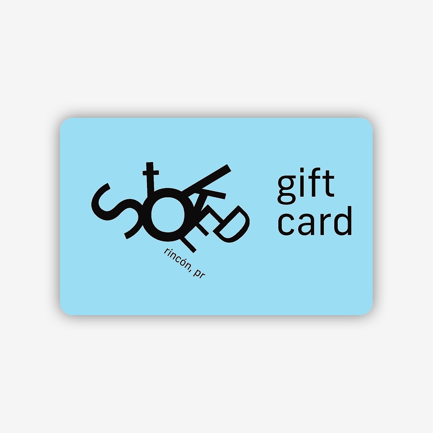Gift card - stoked: Xpresso your surf.