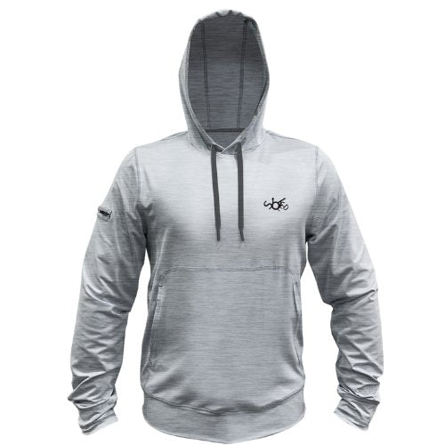 Men's Helm Hoodie Light Grey - stoked: Xpresso your surf.