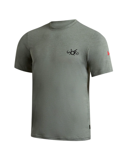 Florence Airtex Shirt SS Heather Dark Sage