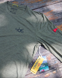 Florence Airtex Shirt LS Heather Dark Sage