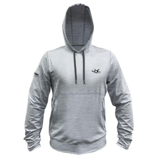 Men's Helm Hoodie Light Grey