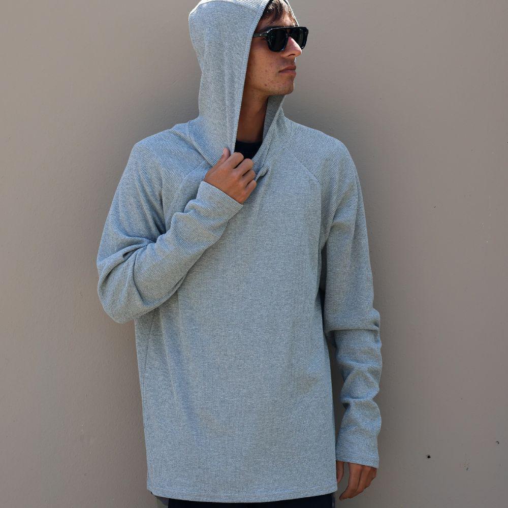 Winton Micro-Waffle Hooded Sweater