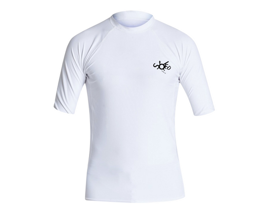 Stoked Short Sleeve Rashguard White