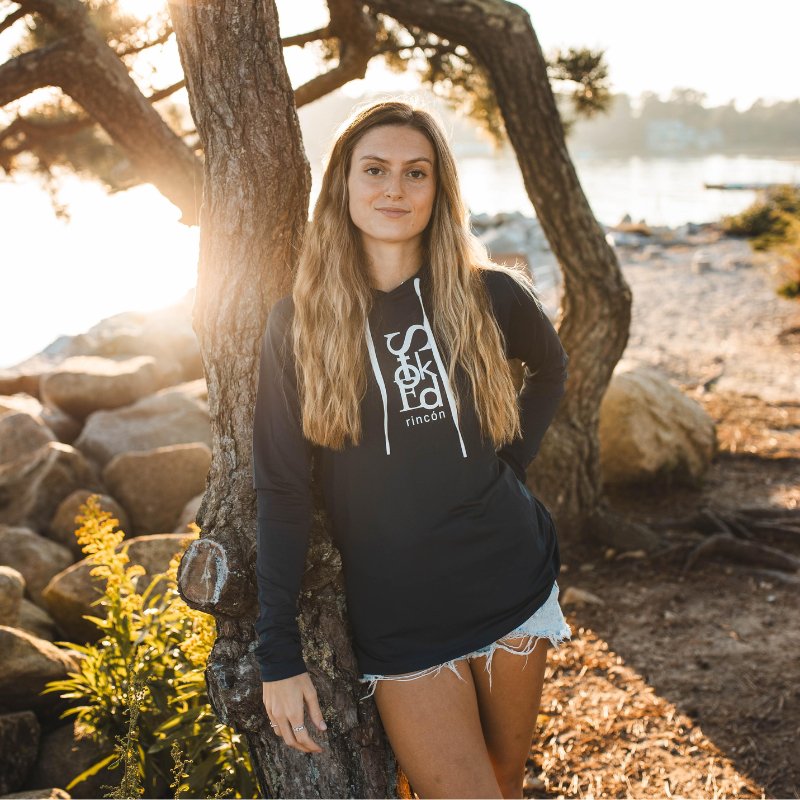 Stoked Women's Performance Hoodie - stoked: Xpresso your surf.